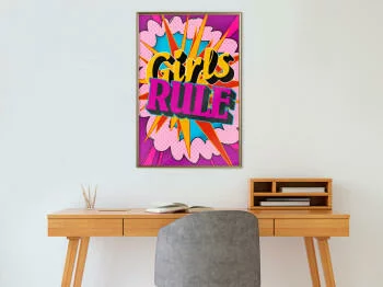 Plakat - Dziewczyny rządzą (kolorowy) - obrazek 2