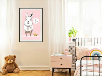 Plakat - Przyjacielski królik - obrazek 2