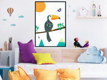Plakat - Bajkowy tukan - obrazek 2
