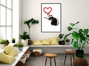 Plakat - Banksy: Love Rat - obrazek 2