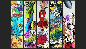 Tapeta kolorowe graffiti - obrazek 2