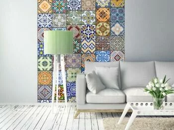 Tapeta arabeska kolorowa mozaika wzór - obrazek 3