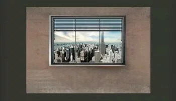 Fototapeta 3D Nowojorskie okno - obrazek 2