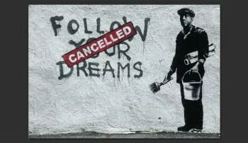 Fototapeta - Dreams Cancelled (Banksy) - obrazek 2