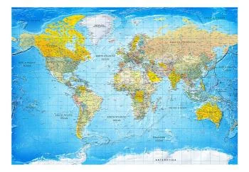 Fototapeta - Klasyczna mapa świata - obrazek 2