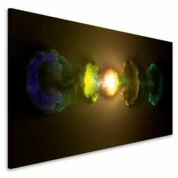 Obraz tekutina - eksplozja kolorów