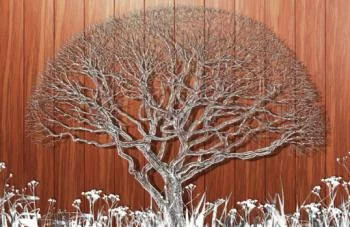 Fototapeta 3D do sypialni - wyjątkowe drzewo - obrazek 2