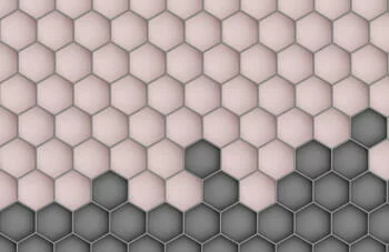 Fototapeta 3D hexagony 2 - obrazek 2