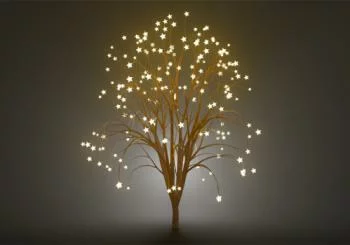 Fototapeta 3D - świecące drzewko II - obrazek 2