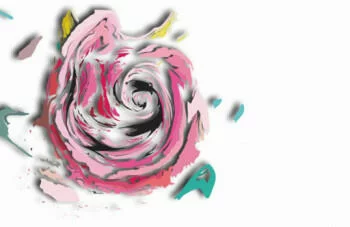 Fototapeta 3D kolorowy kwiat - obrazek 2