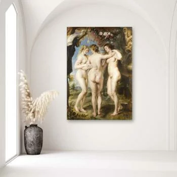 Obraz na płótnie, Trzy gracje - P. P. Rubens reprodukcja