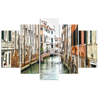 Obraz pięcioczęściowy na płótnie, Wenecja - obrazek 3