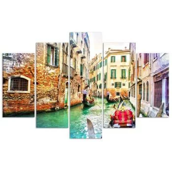 Obraz pięcioczęściowy na płótnie, Wyprawa do Wenecji - obrazek 3