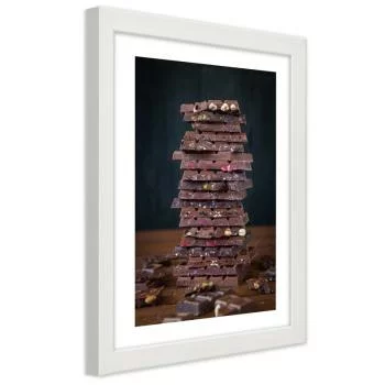 Obraz w ramie, Wieża z czekolady deserowej - obrazek 2