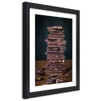 Obraz w ramie, Wieża z czekolady deserowej - obrazek 2