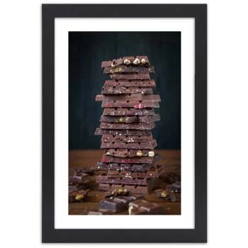 Obraz w ramie, Wieża z czekolady deserowej - obrazek 3
