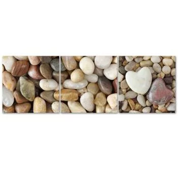 Zestaw obrazów Deco Panel, Kamienne serca - obrazek 3