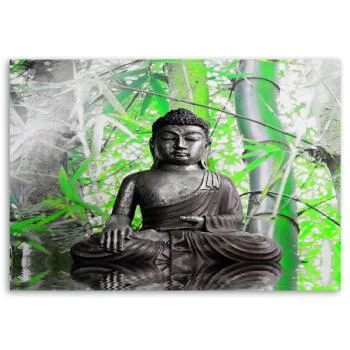 Obraz Deco Panel, Budda i liście - obrazek 3