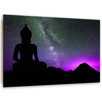 Obraz Deco Panel, Budda i zorza polarna - obrazek 2
