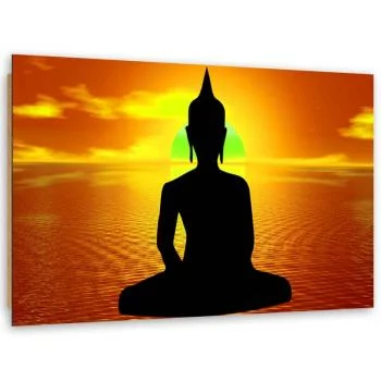 Obraz Deco Panel, Medytacja Buddy o wschodzie słońca - obrazek 2