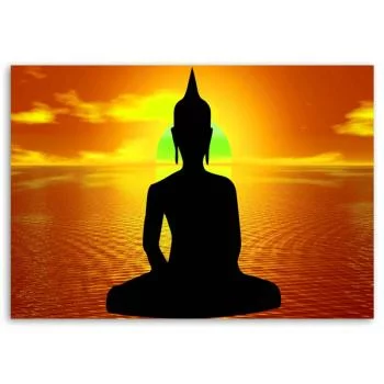 Obraz Deco Panel, Medytacja Buddy o wschodzie słońca - obrazek 3