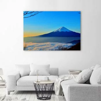 Obraz Deco Panel, Góra Fuji w błękicie
