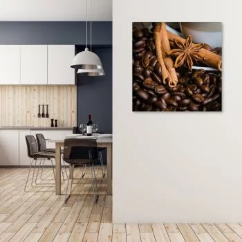 Obraz Deco Panel, Gwiazdka anyżu i kawa