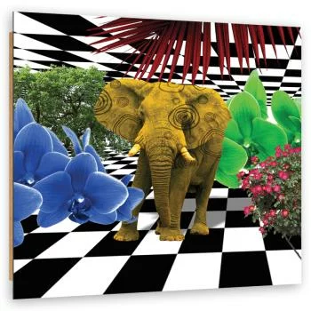 Obraz Deco Panel, Kolorowy słoń  - obrazek 2