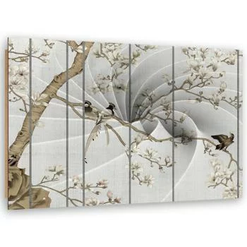 Obraz Deco Panel, Ptaki na drzewie magnolii - obrazek 2