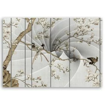 Obraz Deco Panel, Ptaki na drzewie magnolii - obrazek 3