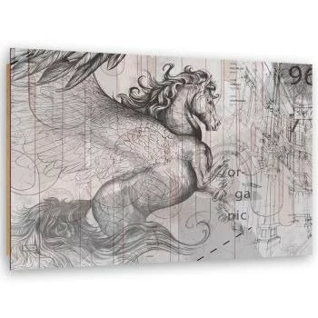 Obraz Deco Panel, Pegaz koń abstrakcja - obrazek 2