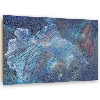 Obraz Deco Panel, Niebieski kwiat abstrakcja - obrazek 2