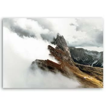 Obraz Deco Panel, Górski szczyt w chmurach - obrazek 3