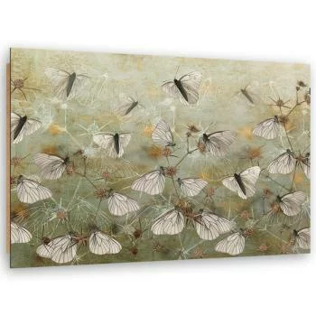 Obraz Deco Panel, Abstrakcyjne motyle na łące - obrazek 2