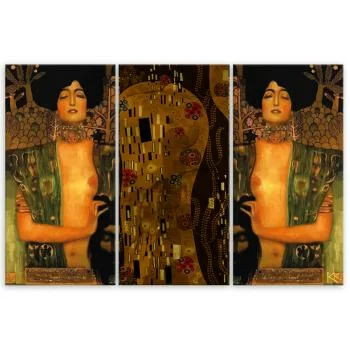 Obraz trzyczęściowy Deco Panel, Judyta z głową Holofernesa - obrazek 3