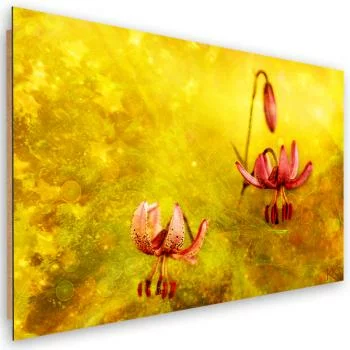Obraz Deco Panel, Zwiędłe tulipany kwiaty - obrazek 2