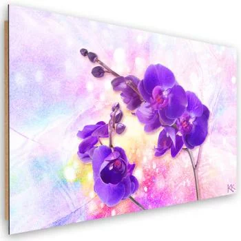Obraz Deco Panel, Fioletowy kwiat orchidei - obrazek 2
