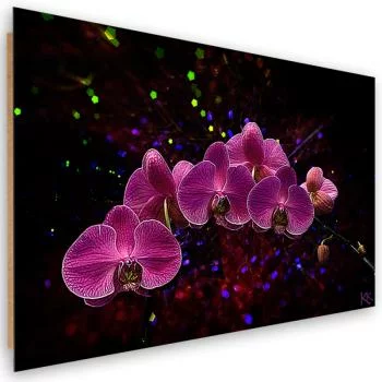 Obraz Deco Panel, Orchidea na ciemnym tle - obrazek 2