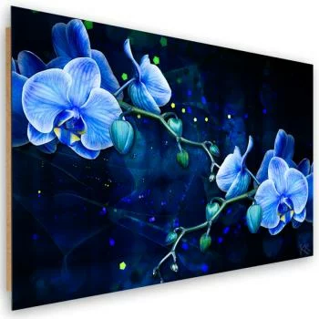 Obraz Deco Panel, Niebieski kwiat orchidei - obrazek 2