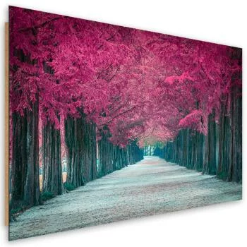Obraz Deco Panel, Aleja różowych drzew - obrazek 2