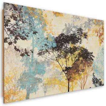 Obraz Deco Panel, Kolorowe drzewa abstrakcja - obrazek 2