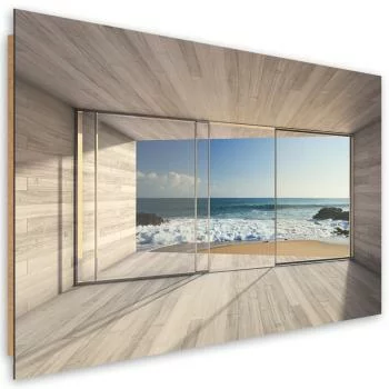 Obraz Deco Panel, Widok na morze z okna - obrazek 2