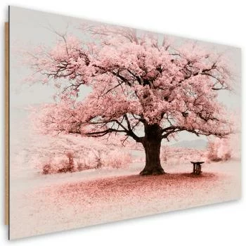 Obraz Deco Panel, Różowe drzewo abstrakcja natura - obrazek 2
