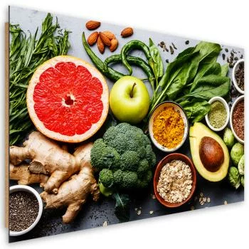 Obraz Deco Panel, Warzywa i owoce kompozycja - obrazek 2