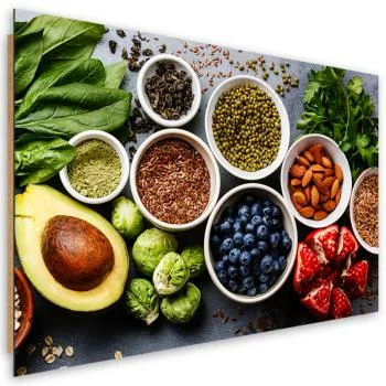 Obraz Deco Panel, Świeże warzywa i owoce  - obrazek 2