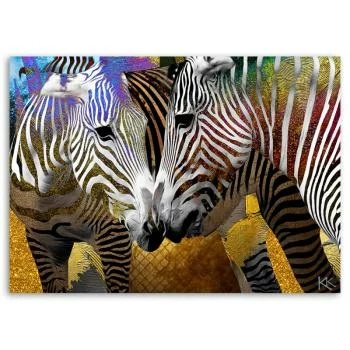 Obraz Deco Panel, Abstrakcyjne zebry zwierzęta - obrazek 3