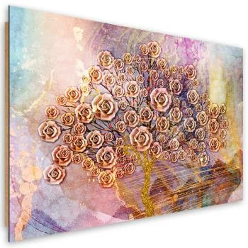 Obraz Deco Panel, Kwiaty drzewo życia - obrazek 2
