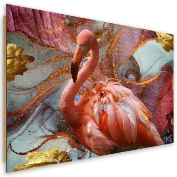 Obraz Deco Panel, Różowy flaming abstrakcja - obrazek 2
