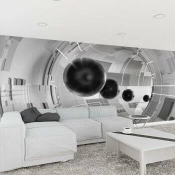 Fototapeta 3D na wymiar - futurystyczny tunel