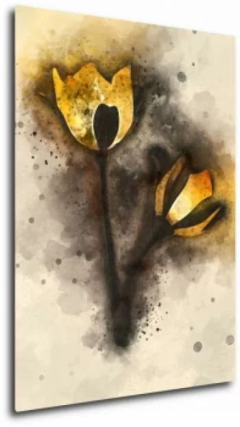 Obraz para żółtych tulipanów - obrazek 2
